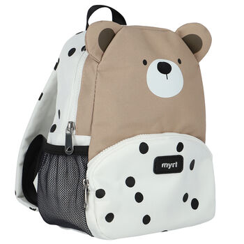 Ivory & Beige Bear Backpack